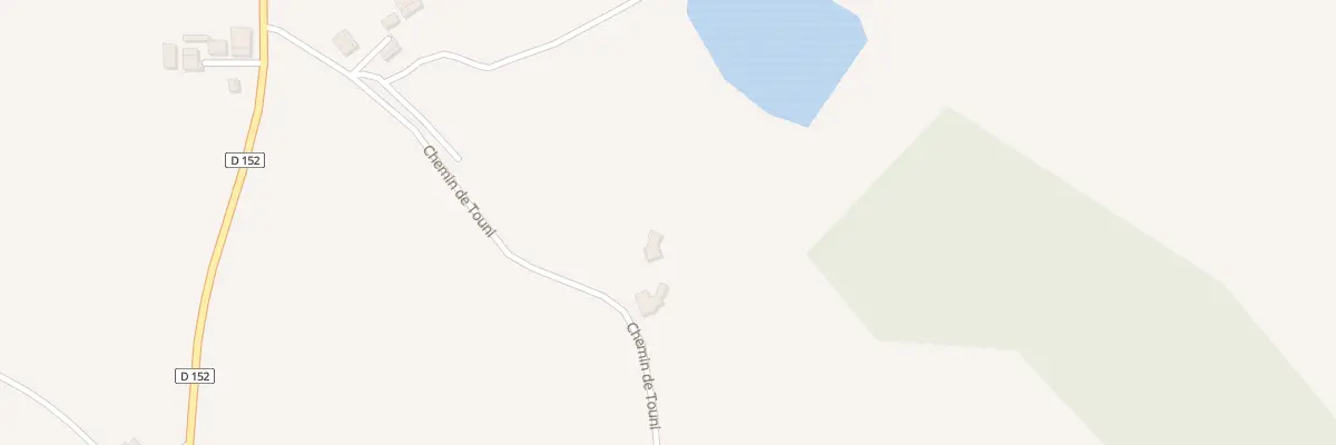 Plan du 345 Che de Touni à Saint-Pastour