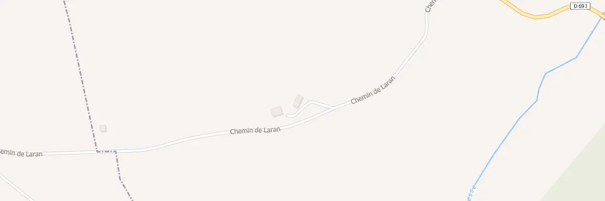 Plan du 8 Laran à Gensac-de-Boulogne