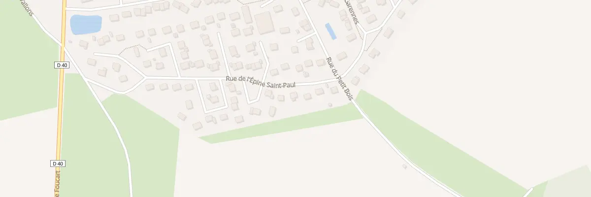 Plan du 332 Rue de l’Epine Saint-Paul à Terres-de-Caux