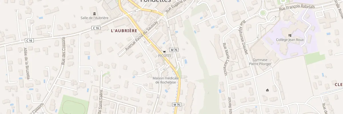 Plan du 8B Rue du Chanoine Noël Carlotti à Fondettes