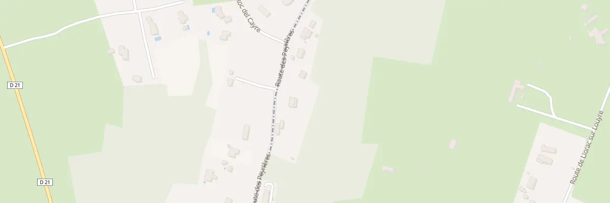 Plan du 28 Rte des Peyriéres à Mouleydier