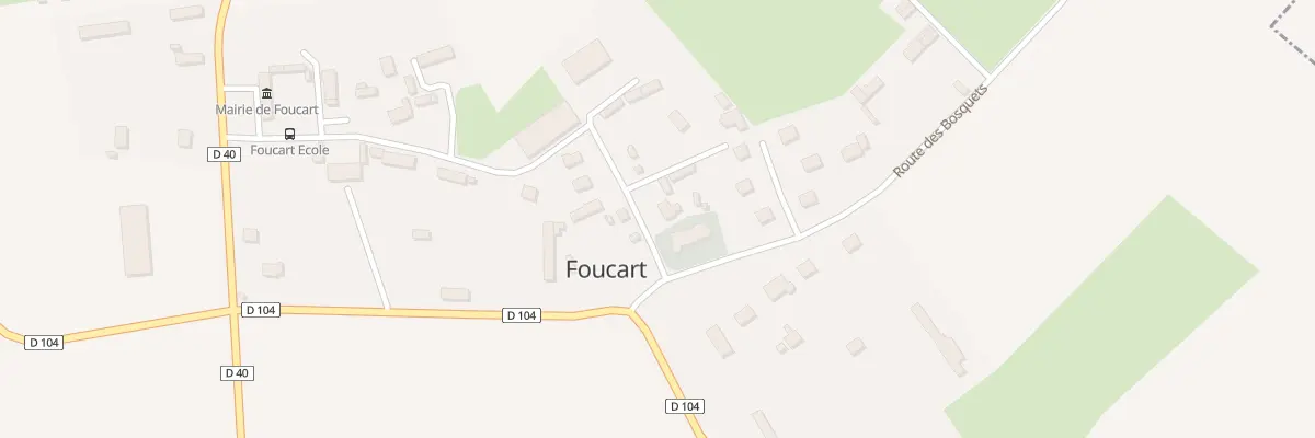Plan du 321 Rte Saint Martin à Foucart