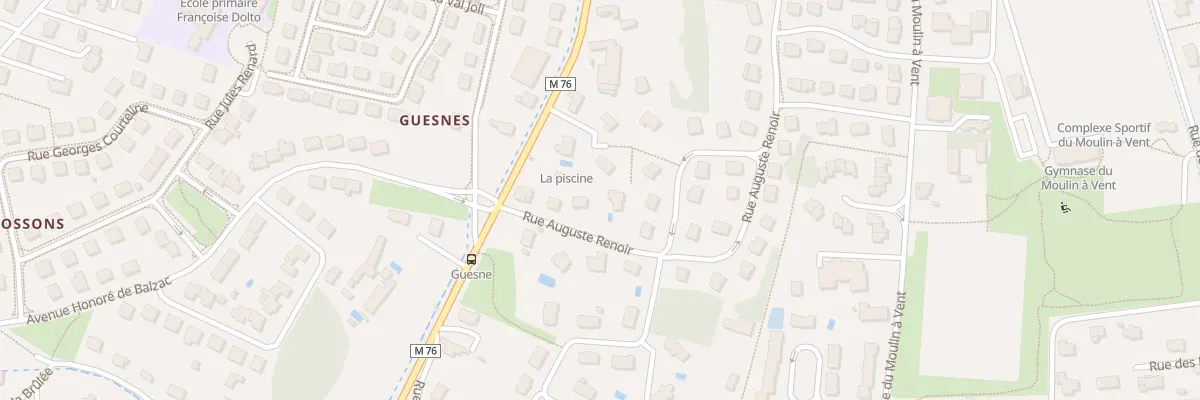 Plan du 28 Rue Auguste Renoir à Fondettes