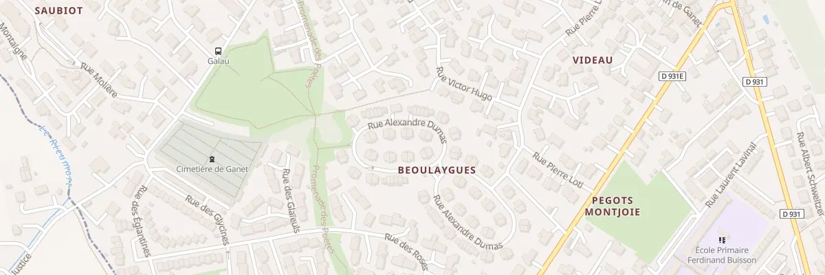 Plan du 5056 Rue Alexandre Dumas au Passage
