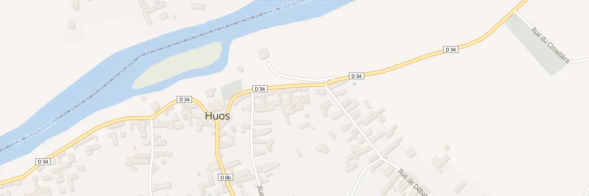 Plan du 66 Rue du Bout des Rives à Huos