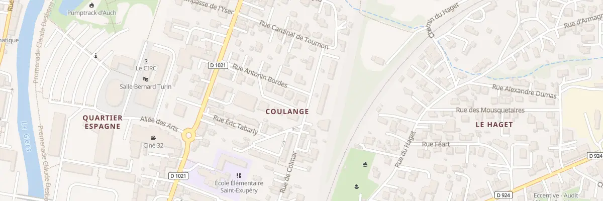 Plan du 8 Rue Antonin Bordes à Auch