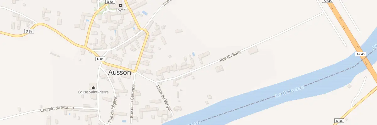 Plan du 11 Rue du Barry à Ausson