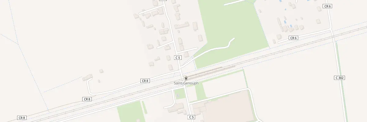 Plan du 60 Rue de la Gare à Saint-Genouph