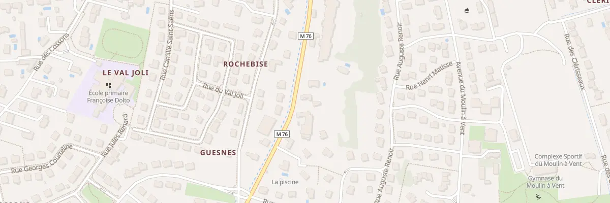 Plan du 17B Rue du Chanoine Noël Carlotti à Fondettes
