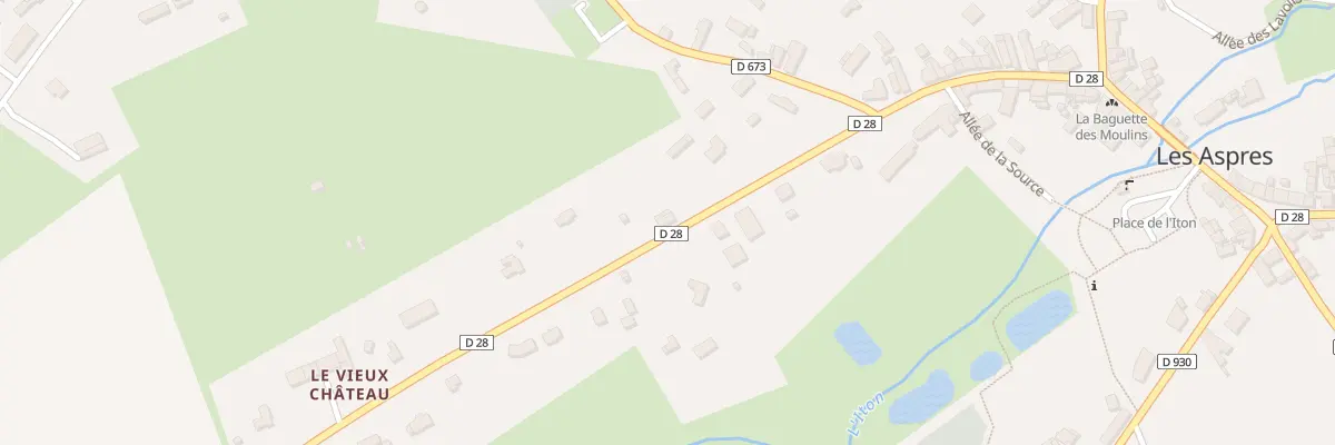 Plan du 32 Rue du Vieux Château aux Aspres