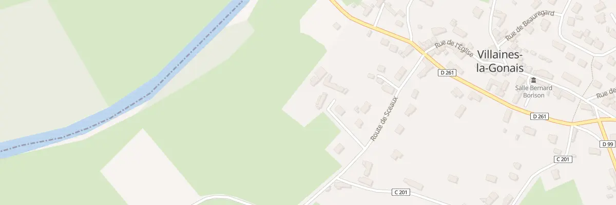 Plan du 18 Rte de Sceaux à Villaines-la-Gonais