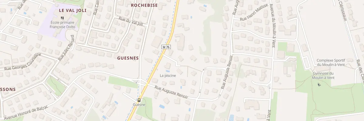 Plan du 23B Rue du Chanoine Noël Carlotti à Fondettes