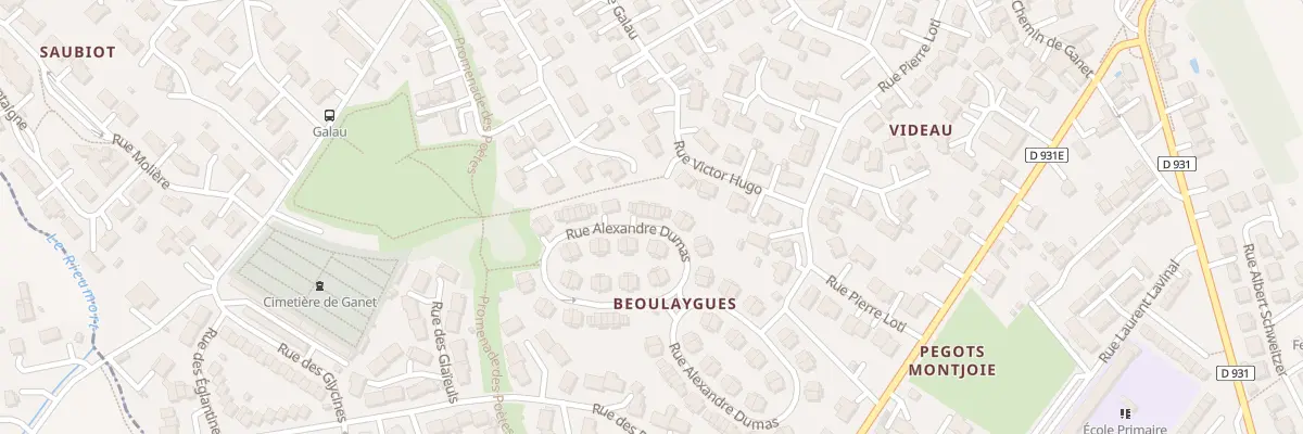 Plan du 5077 Rue Alexandre Dumas au Passage