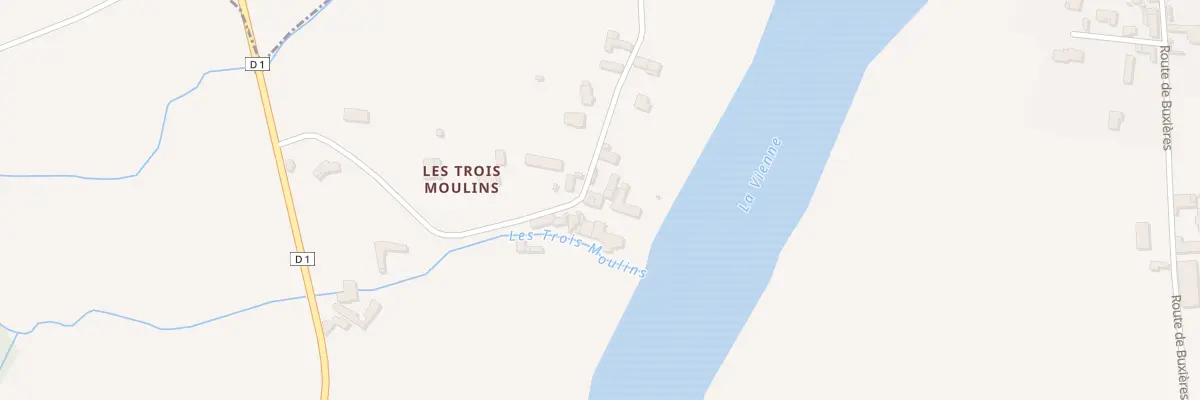 Plan du 12 Les Trois Moulins à Dangé-Saint-Romain