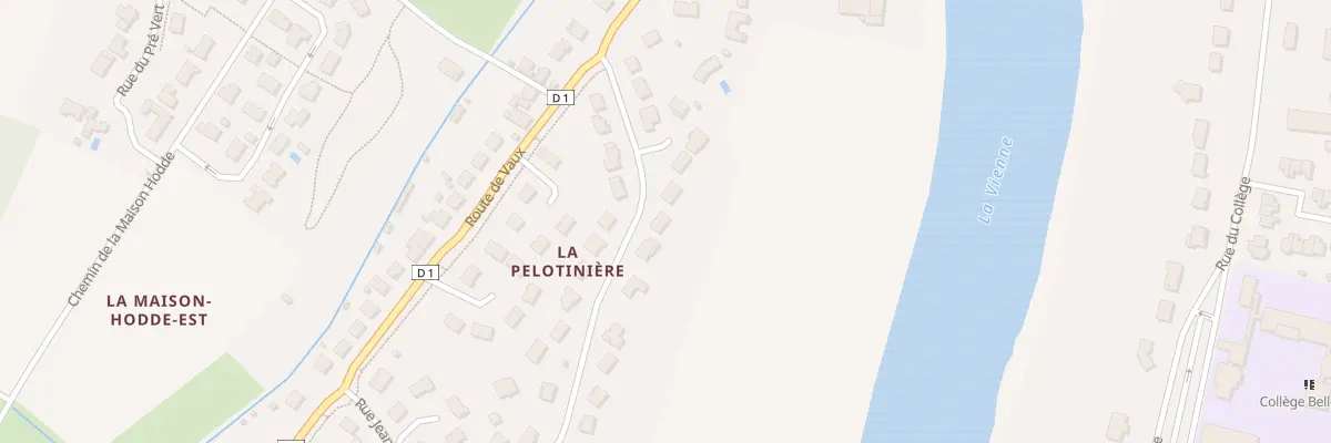 Plan du 18 Rue Jean-baptiste Jouandard à Dangé-Saint-Romain