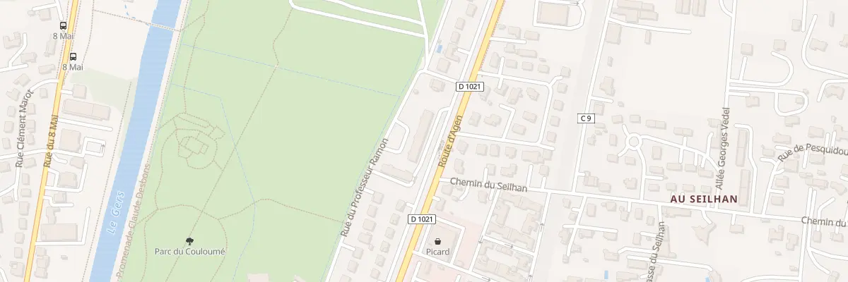 Plan du 36 Rue Prof Ramon à Auch