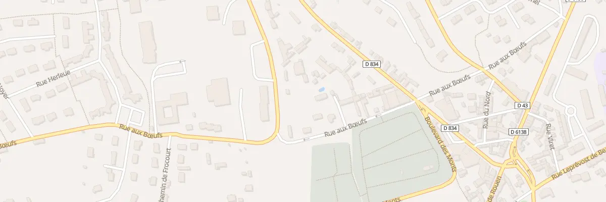 Plan du 13 Rue aux Boeufs à Bernay