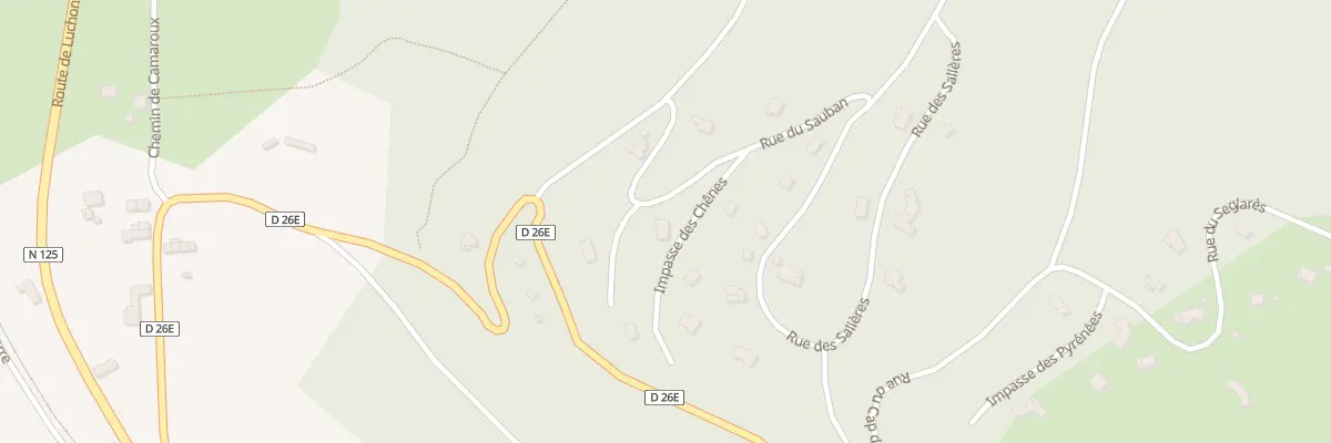 Plan du 163 Castillon à Labroquère