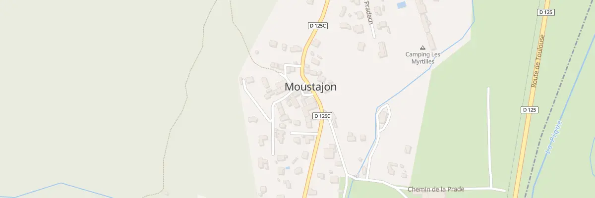Plan du 25 Le Village à Moustajon