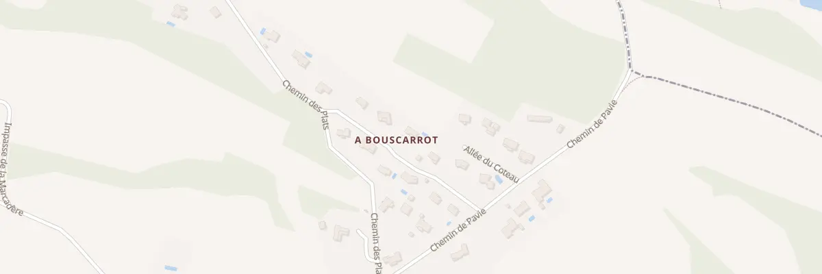 Plan du 8 All de Bouscarrot à Lasseube-Propre