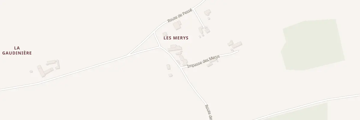 Plan du 19 Les Merys à Maillé
