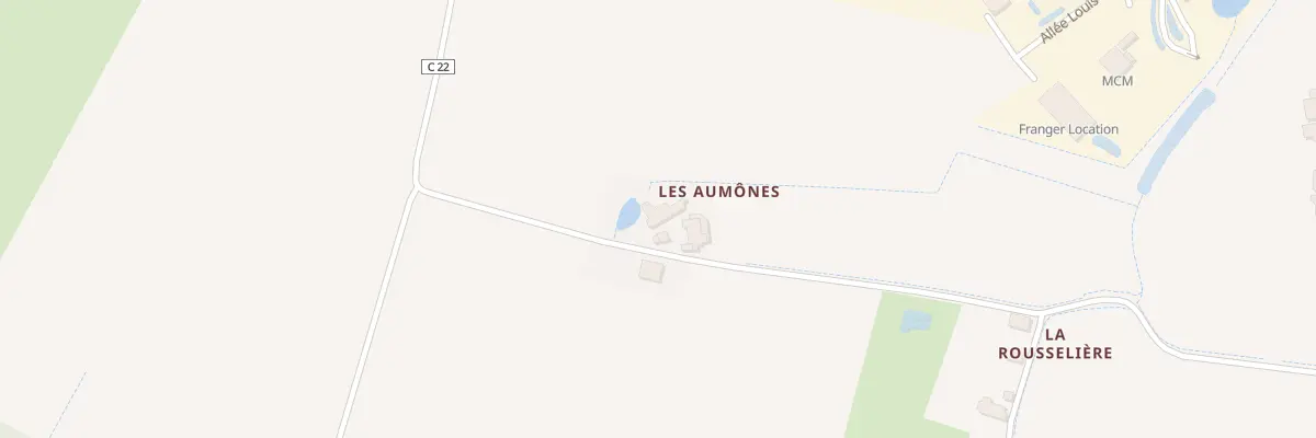 Plan du 5312 Les Aumones à Ballan-Miré