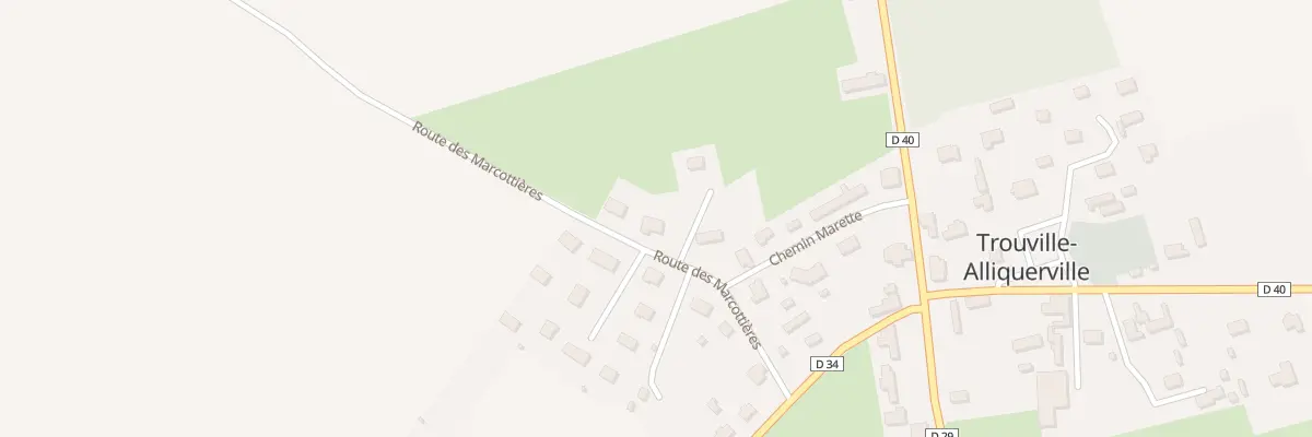 Plan du 246 Rte des Marcottières à Trouville-Alliquerville