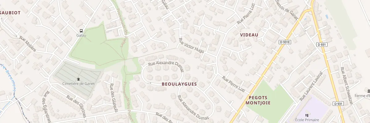 Plan du 5080 Rue Alexandre Dumas au Passage