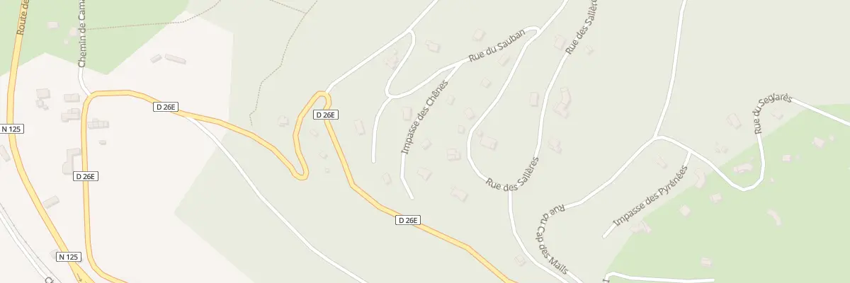 Plan du 147 Castillon à Labroquère