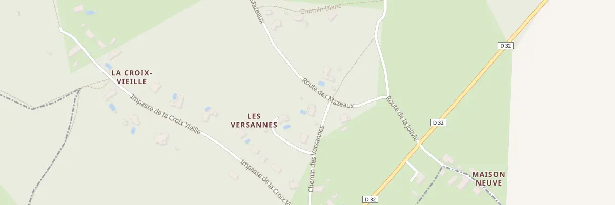 Plan du 820 Rte des Mazeaux à Lamonzie-Montastruc