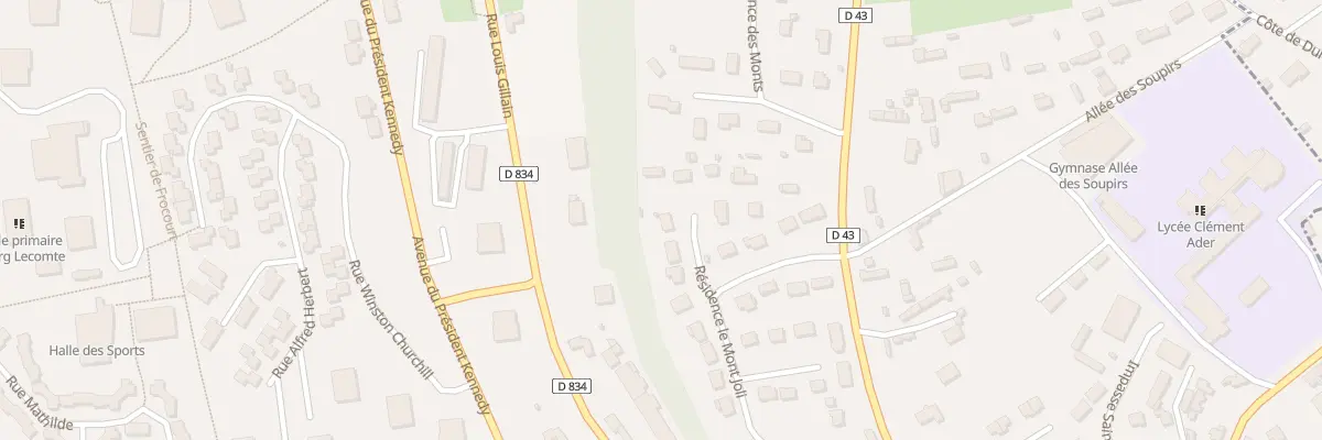 Plan du 10 Res le Mont Joli à Bernay
