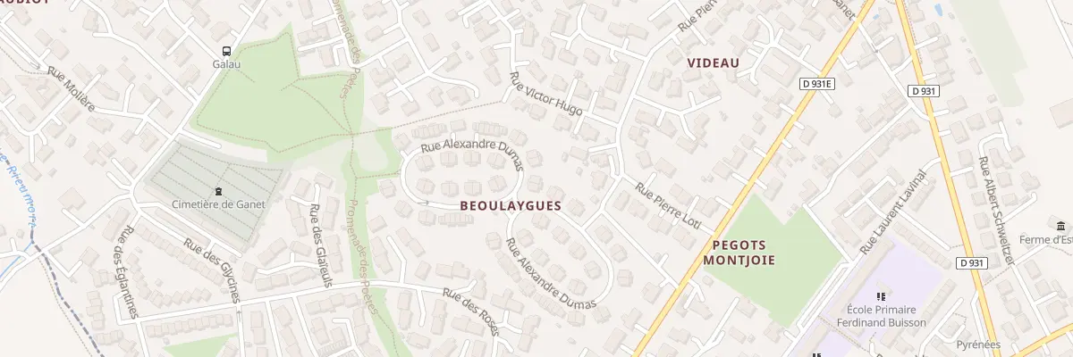 Plan du 5083 Rue Alexandre Dumas au Passage