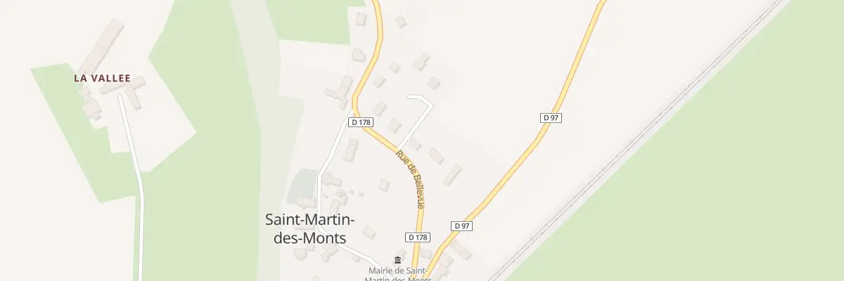 Plan du 5 Rue de Belle Vue à Saint-Martin-des-Monts
