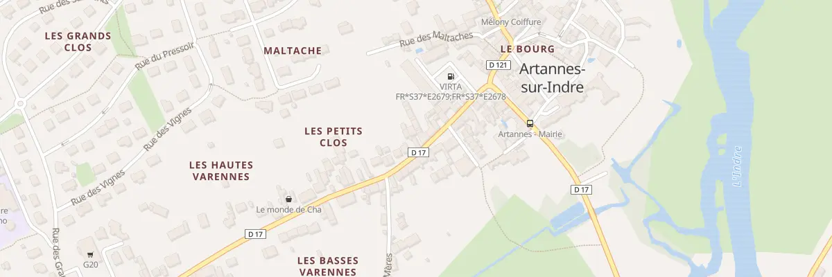 Plan du 39 Av de la Vallée du Lys à Artannes-sur-Indre