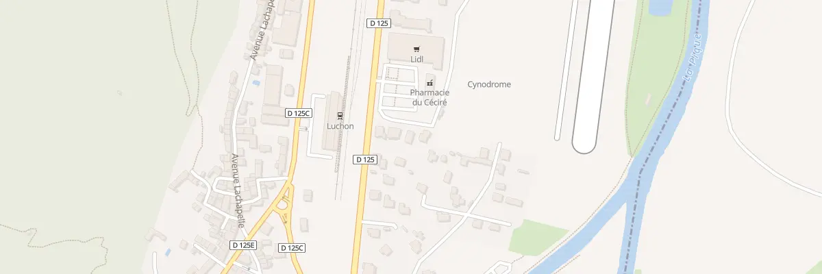 Plan du 22A Rue Clement Ader à Bagnères-de-Luchon