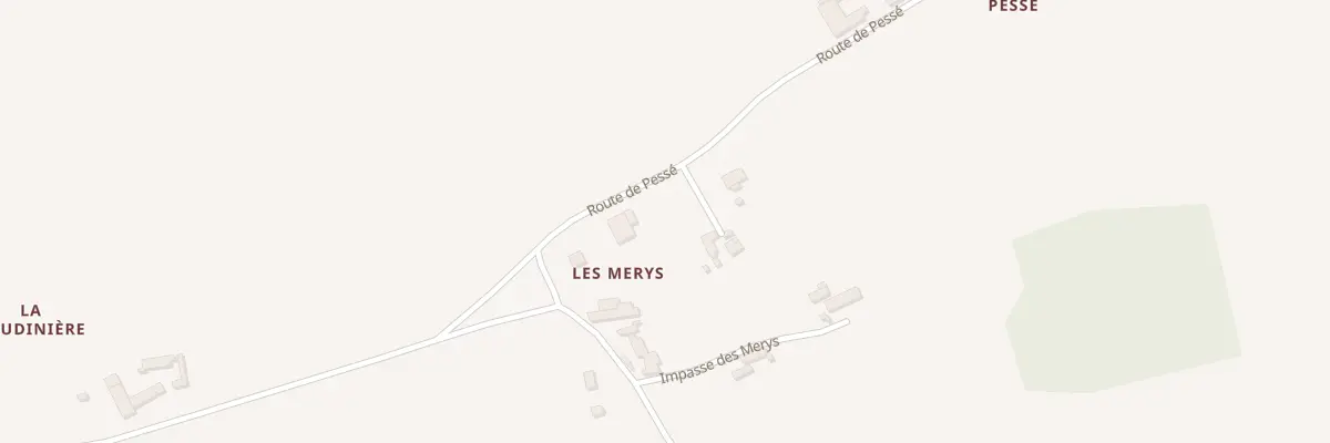 Plan du 8 Rte de Pessé à Maillé