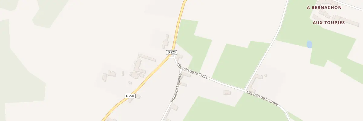 Plan du 27 Chem de la Croix à Bézues-Bajon