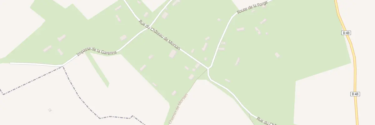 Plan du 397 Rue du Château de Morsan à Notre-Dame-d’Épine