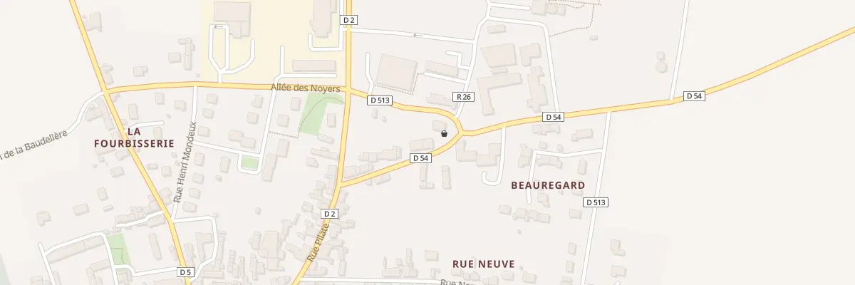 Plan du 12 Rue du 8 Mai 1945 à Neuvy-le-Roi