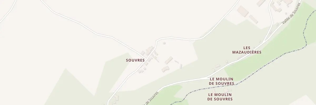 Plan du 7 Souvres à Saint-Épain
