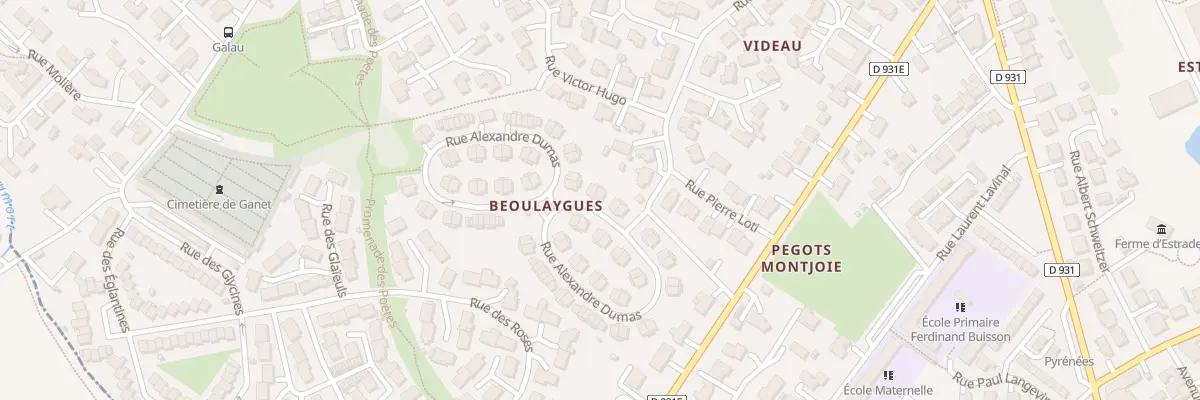 Plan du 5086 Rue Alexandre Dumas au Passage