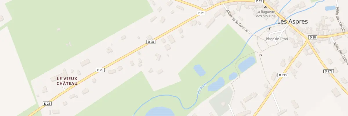Plan du 21 Rue du Vieux Château aux Aspres