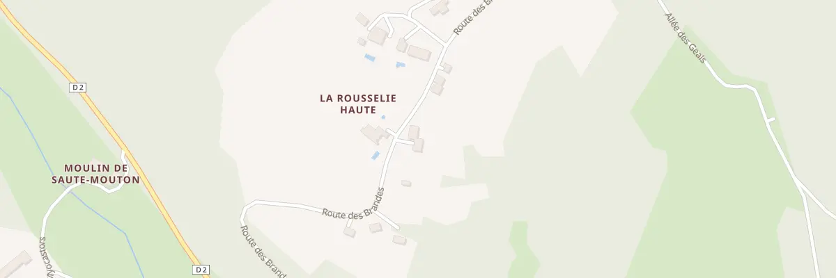 Plan du 27 La Rousselie Haute à Bussac