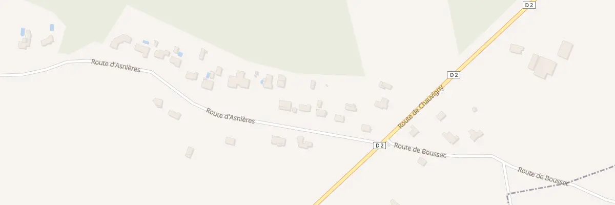 Plan du 8 Rte d’Asnières à Pouillé