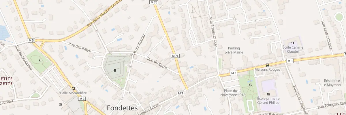 Plan du 5 Rue Jean Mermoz à Fondettes