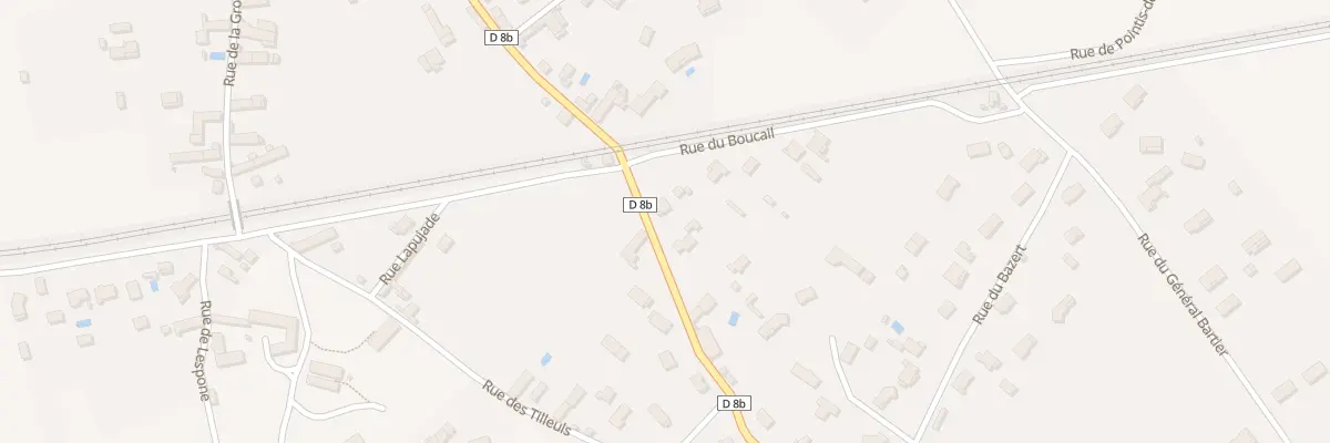 Plan du 1 Rue de Cier à Huos