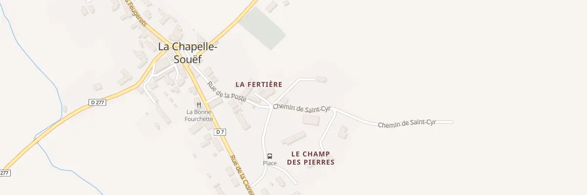 Plan du 17 Cour de la Fertière à La Chapelle-Souëf