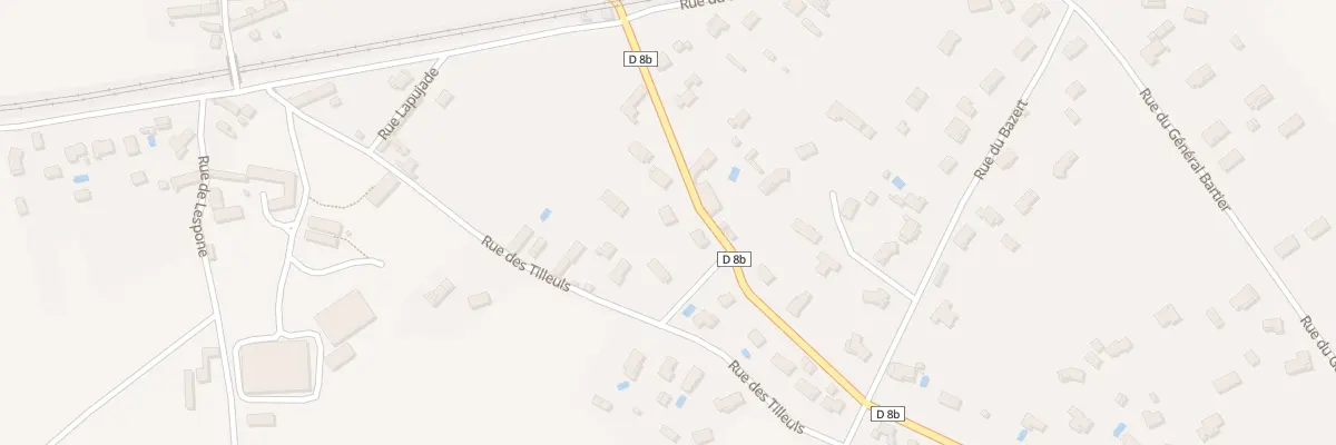 Plan du 8 Rue de Cier à Huos