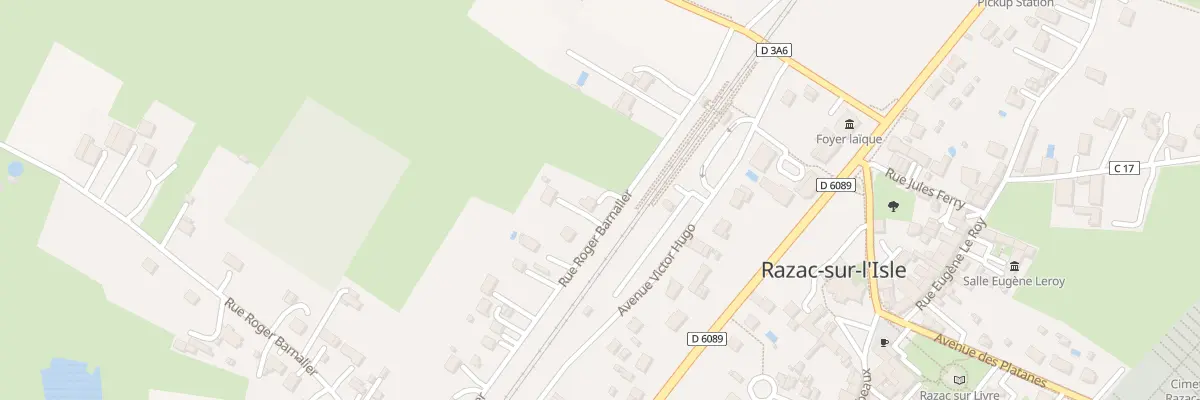 Plan du 14 Rue Roger Barnalier à Razac-sur-l’Isle