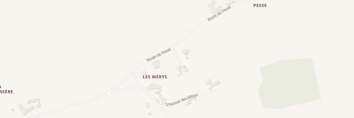 Plan du 20 Les Merys à Maillé